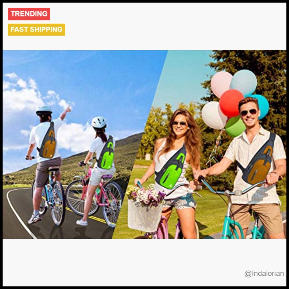 Lightweight Sling Backpack Daypack Adjustable Cro… - image 7